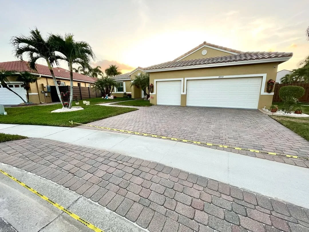 Paver sand and seal, owner-confirmed job after cleaning