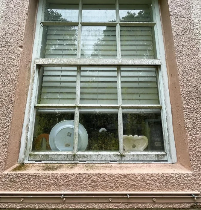 Window cleaning before cleaning